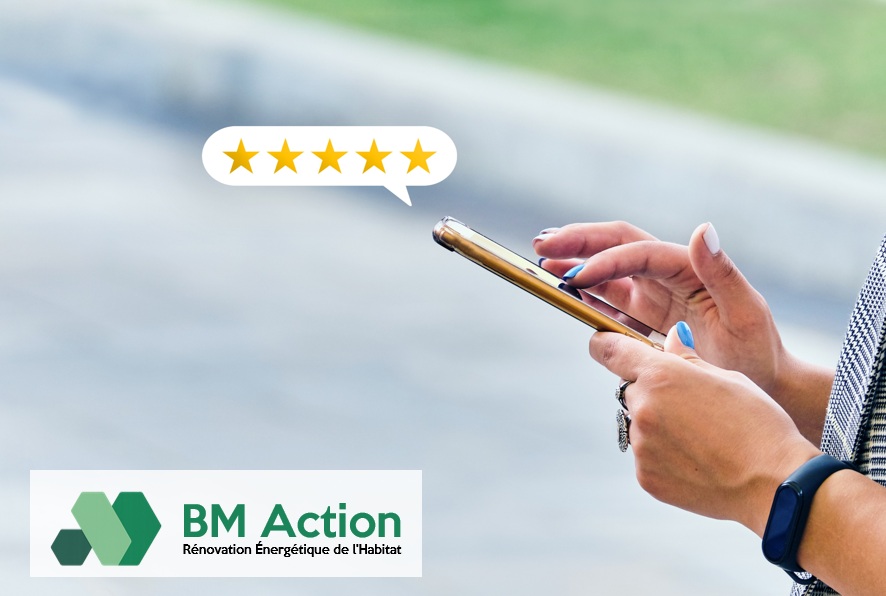 Équipe BM Action réalisant une isolation extérieure éligible aux aides MaPrimeRénov et primes CEE