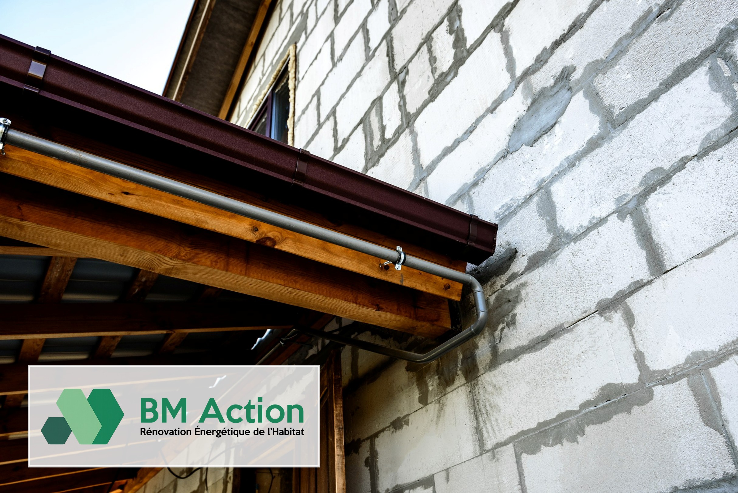 BM Action — Étapes d’un chantier d’isolation extérieure (schéma récapitulatif)