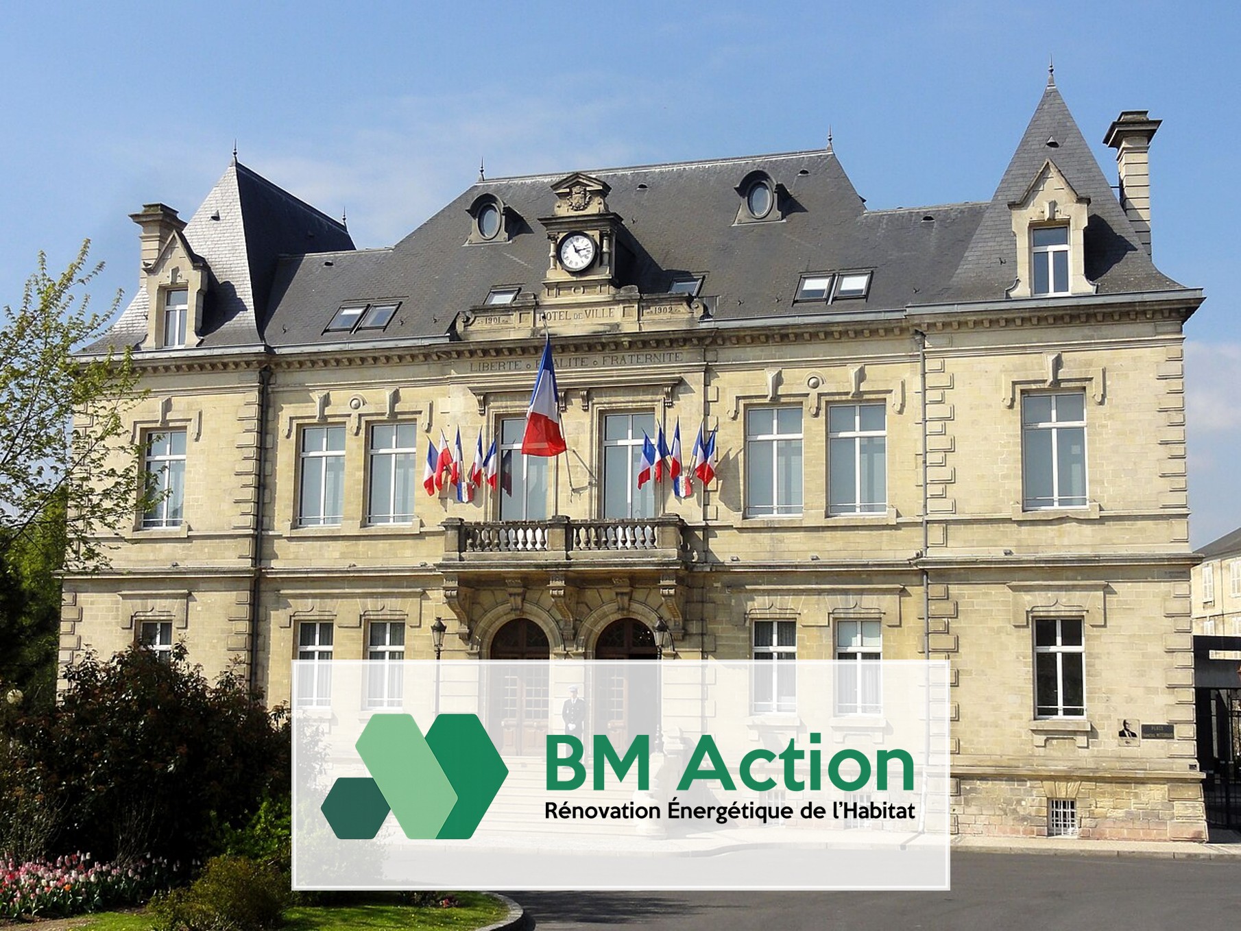 Travaux d'isolation extérieure par BM Action à Creil