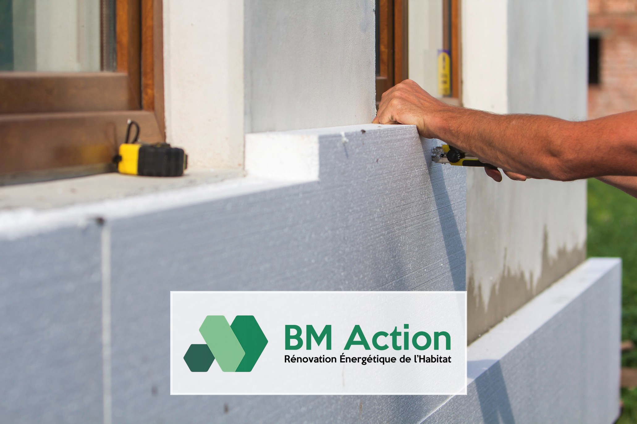 Pose de bardage pour isolation thermique extérieure par BM Action