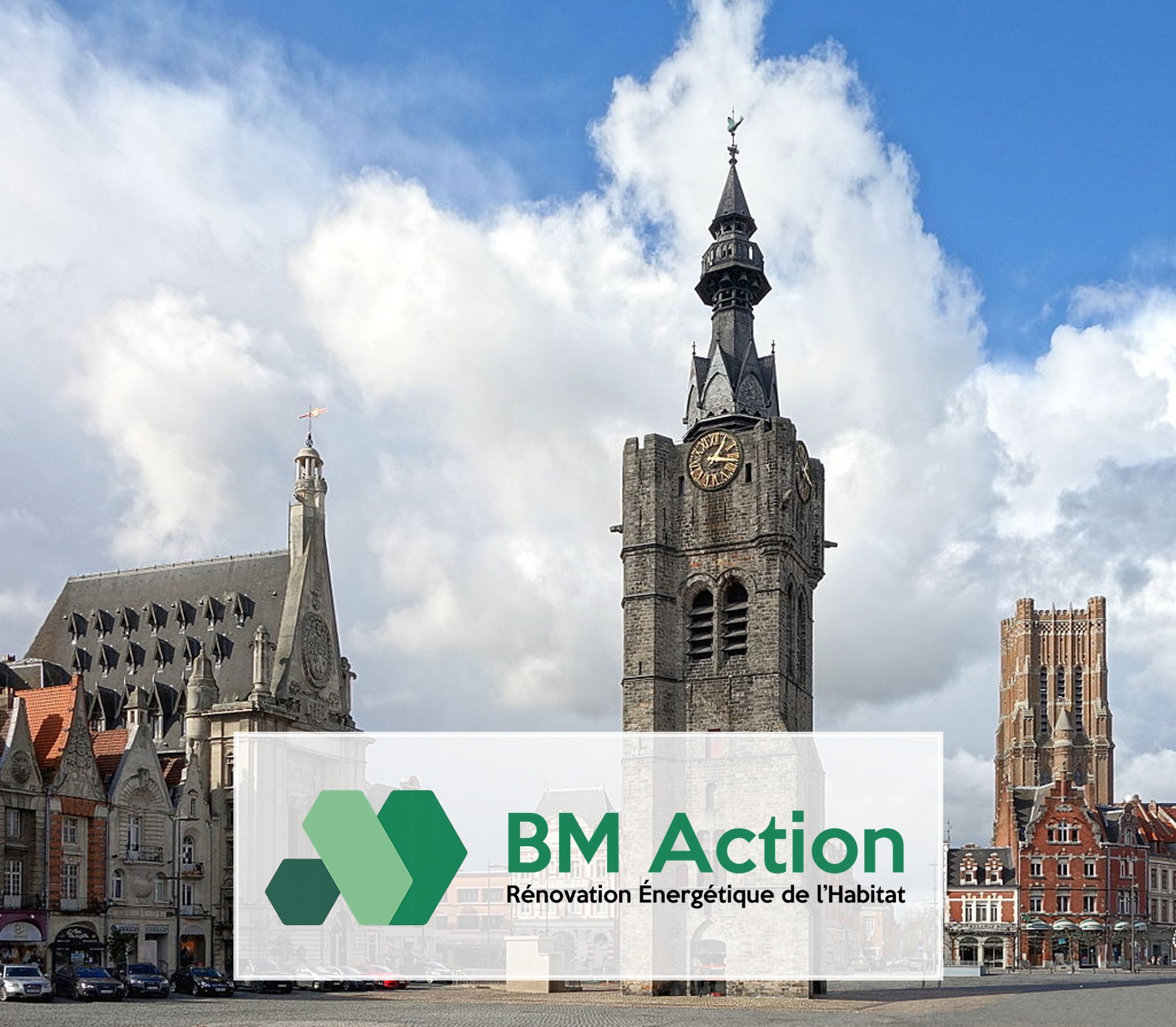 Rénovation façade et isolation extérieure Béthune par BM Action