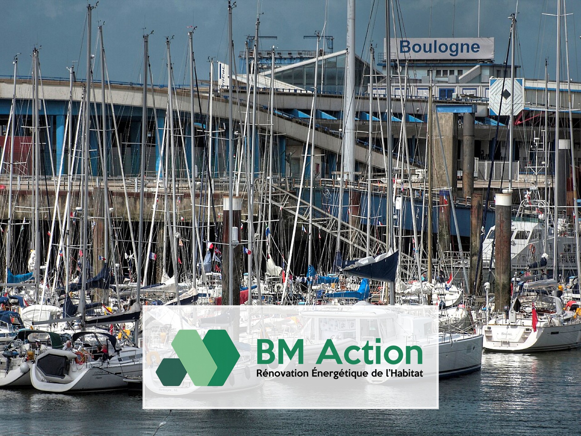 Façade isolée par BM Action à Boulogne-sur-Mer