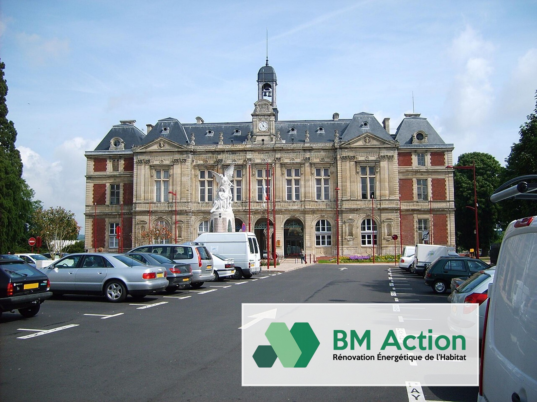 Rénovation de façade avec isolation extérieure à Elbeuf