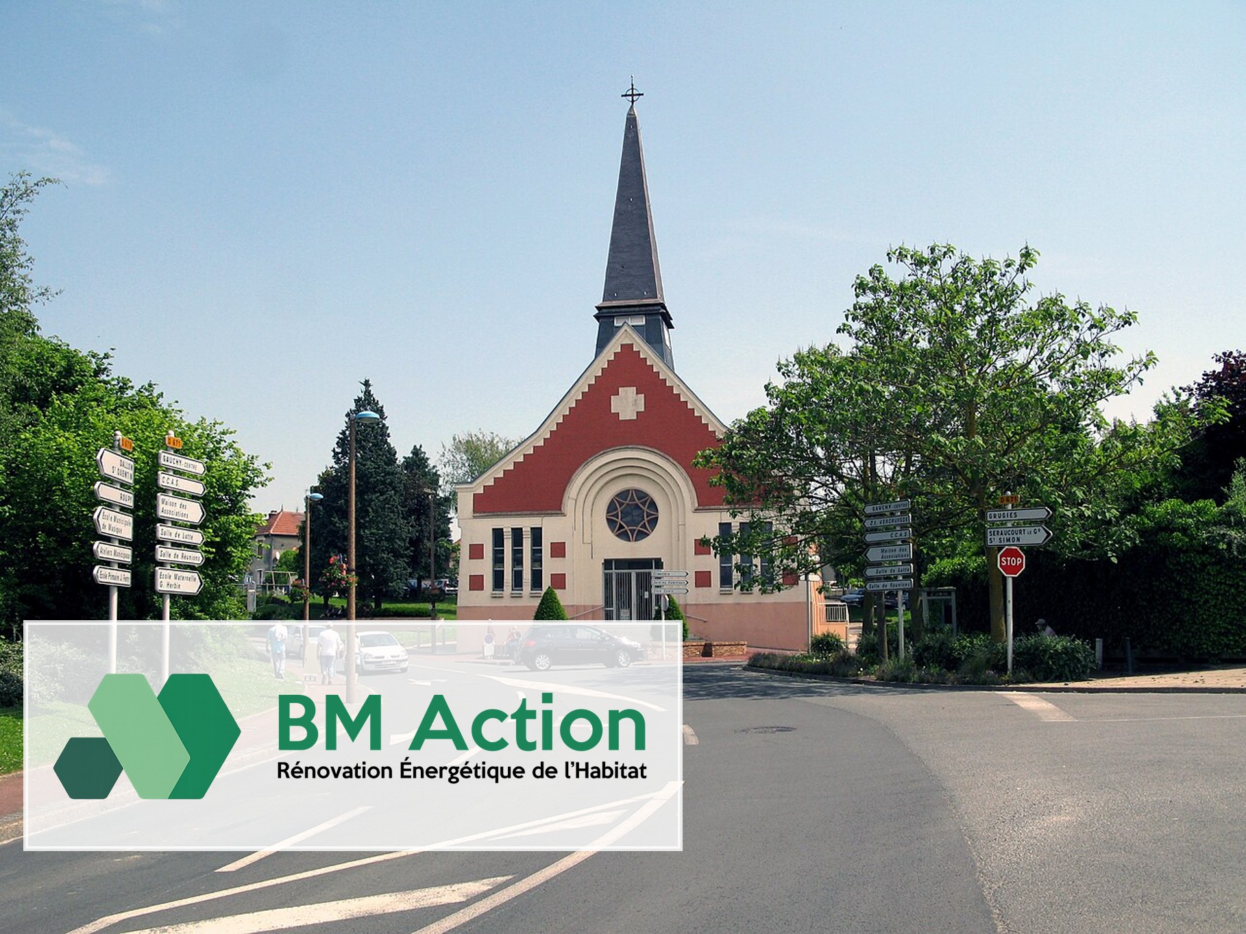 Pose d'isolation extérieure BM Action à Gauchy