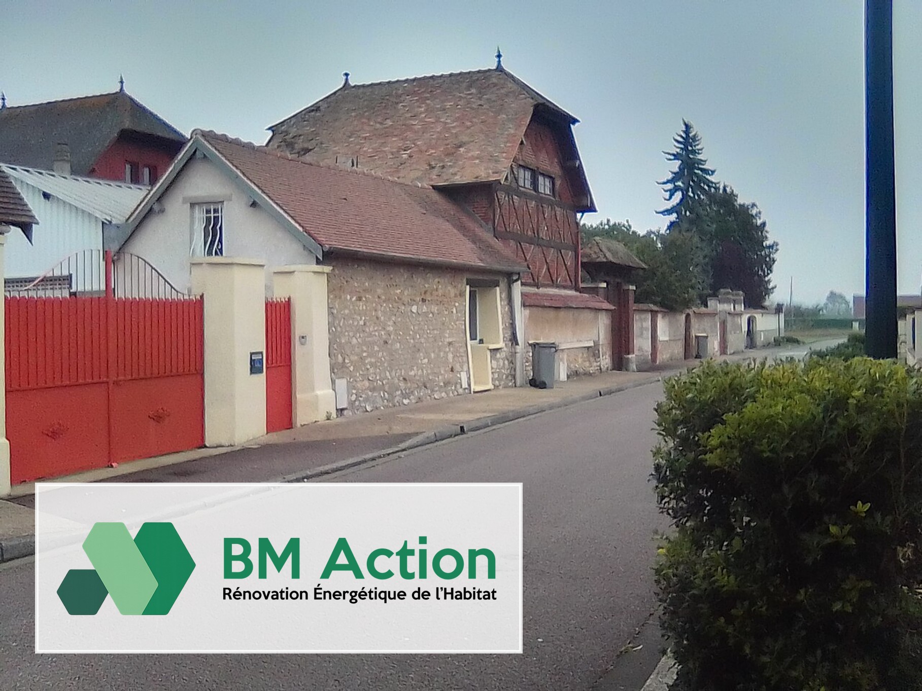 Isolation extérieure Saint-Marcel par BM Action