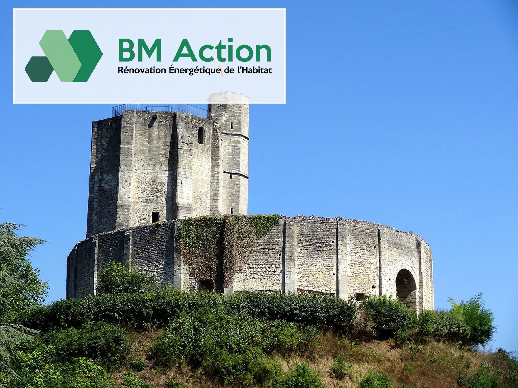 Pose d'isolants extérieurs à Gisors par BM Action