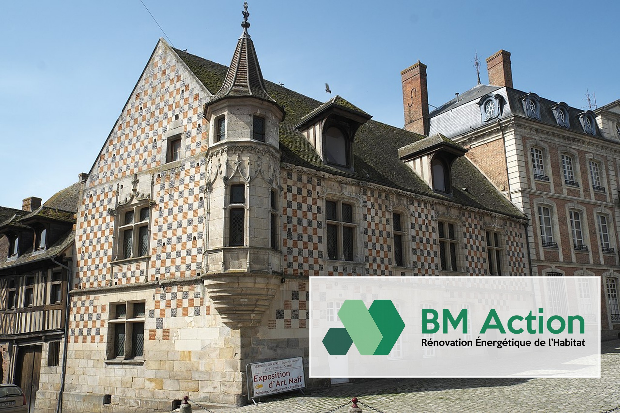 Travaux d'isolation extérieure à Verneuil-d’Avre-et-d’Iton