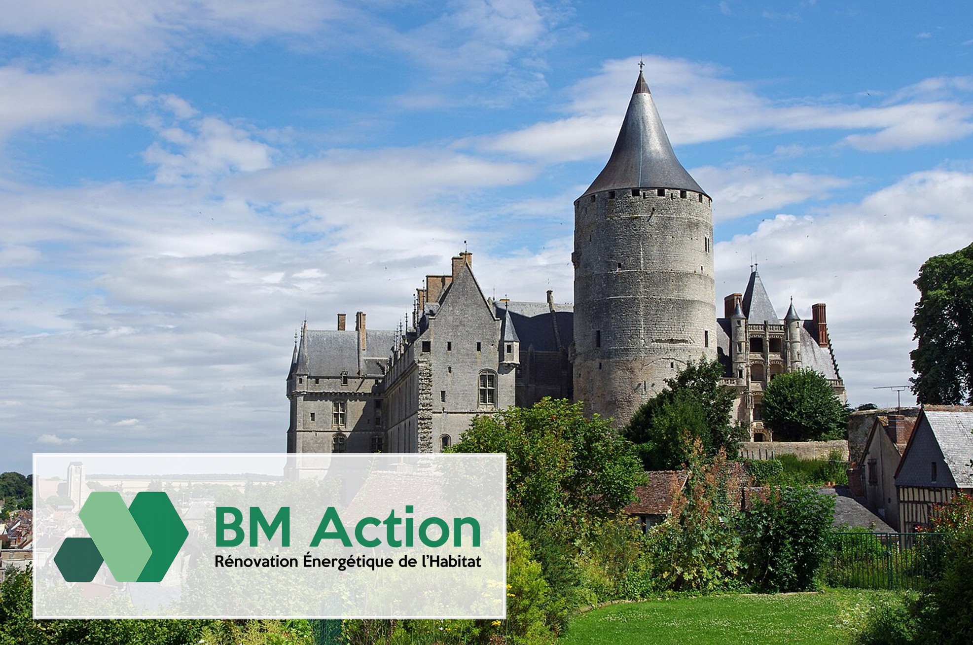 Isolation extérieure et rénovation de façade à Châteaudun par BM Action
