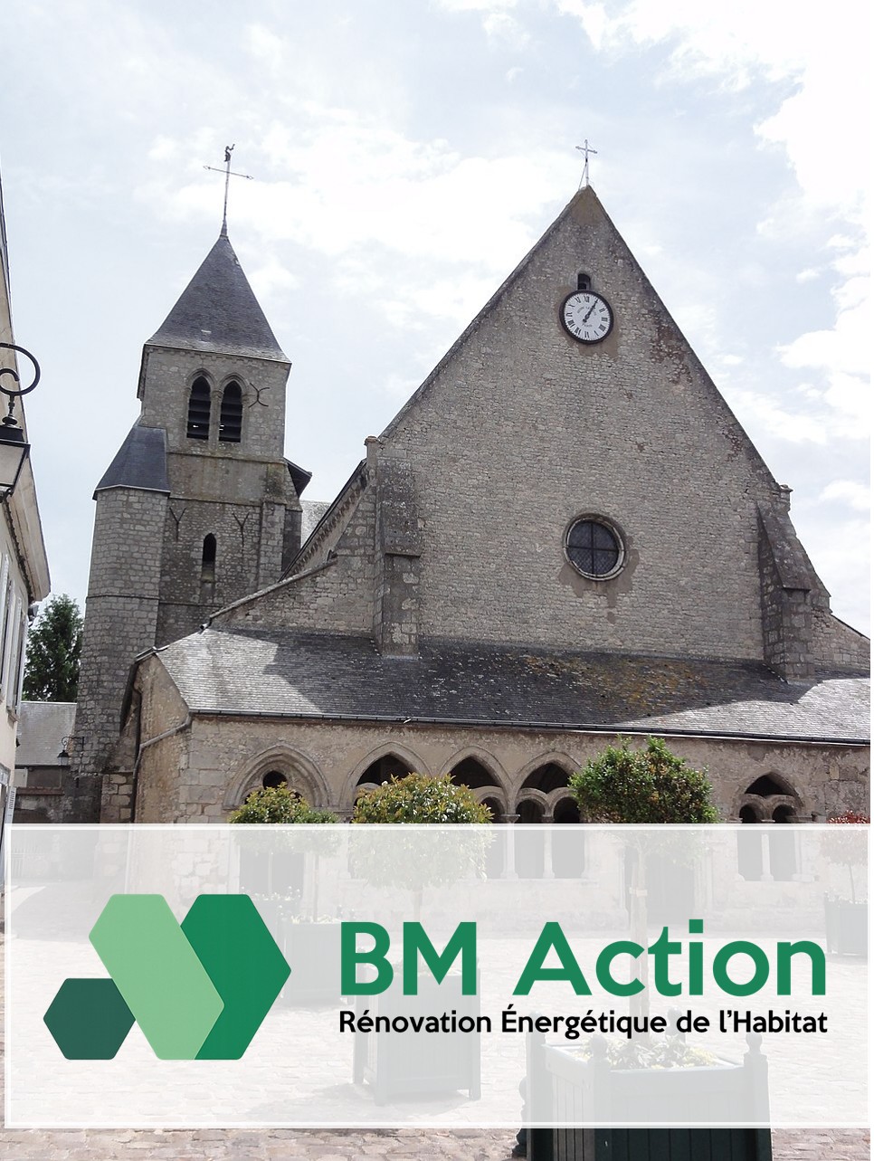 Rénovation de façade et isolation extérieure à Toury par BM Action