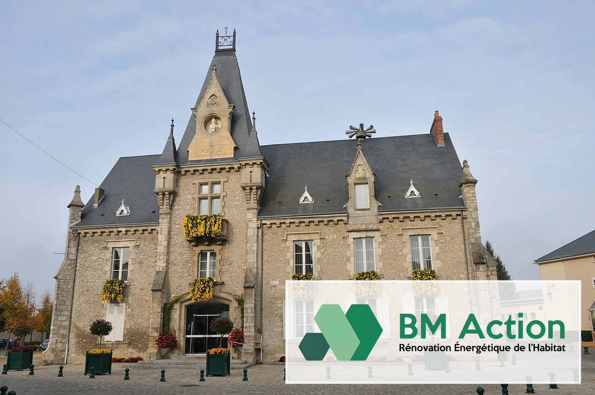 Travaux d’isolation extérieure réalisés par BM Action à Toury